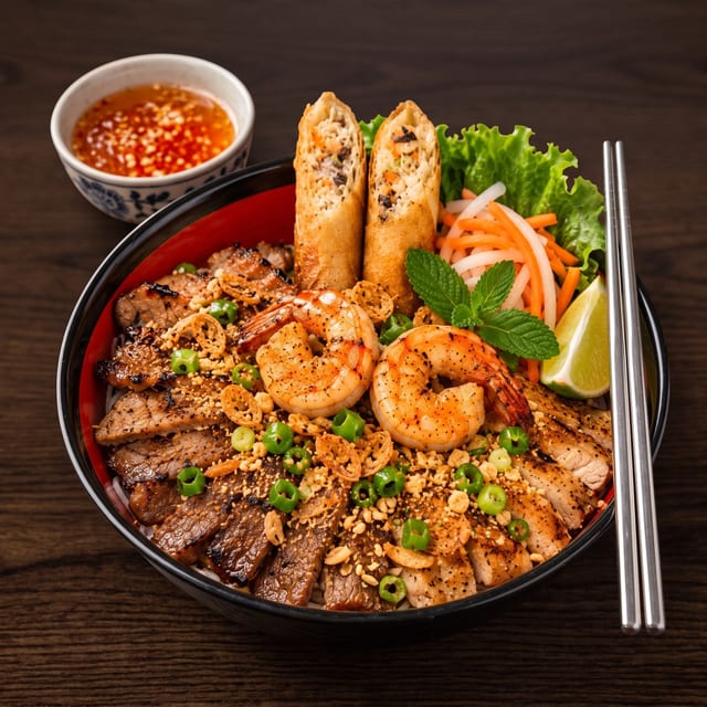 Vermicelli Combination Bowl.