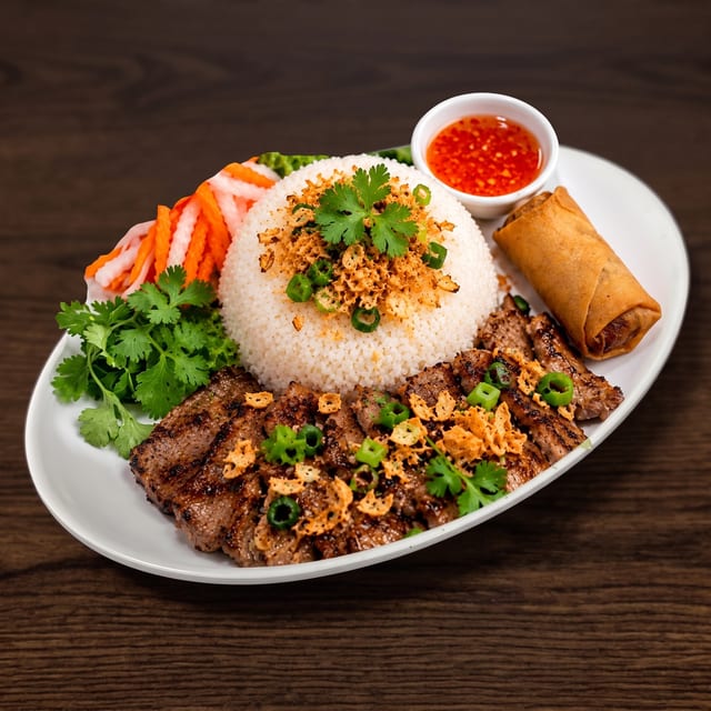 Rice with Grilled Beef.