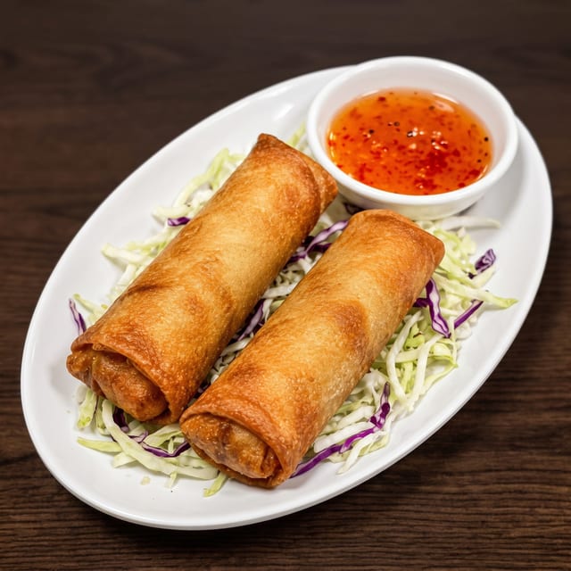Pork Egg Rolls.
