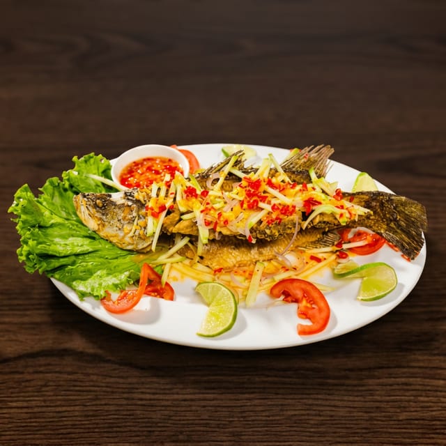 Fried Lime Fish.