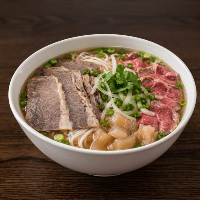 Steak, Brisket, Tendon, Noodle Soup.