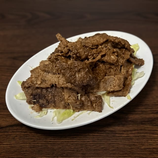 Spicy Grilled Beef.