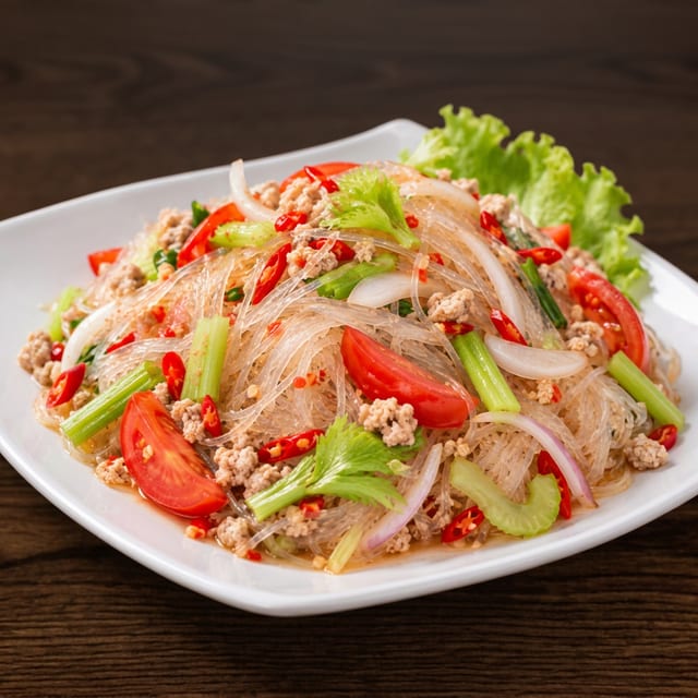 Yum Woon Sen (Noodle Salad).